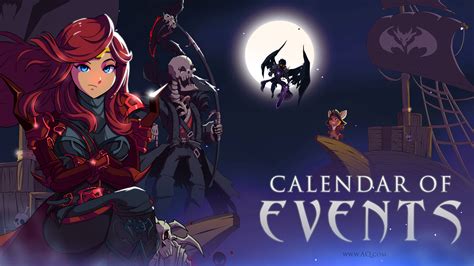 Calendar on Artix Entertainment.